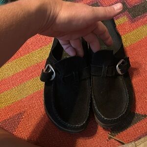 Birkenstock Clogs with Buckles. Size 39 (8 US) womens. Black. Like new.